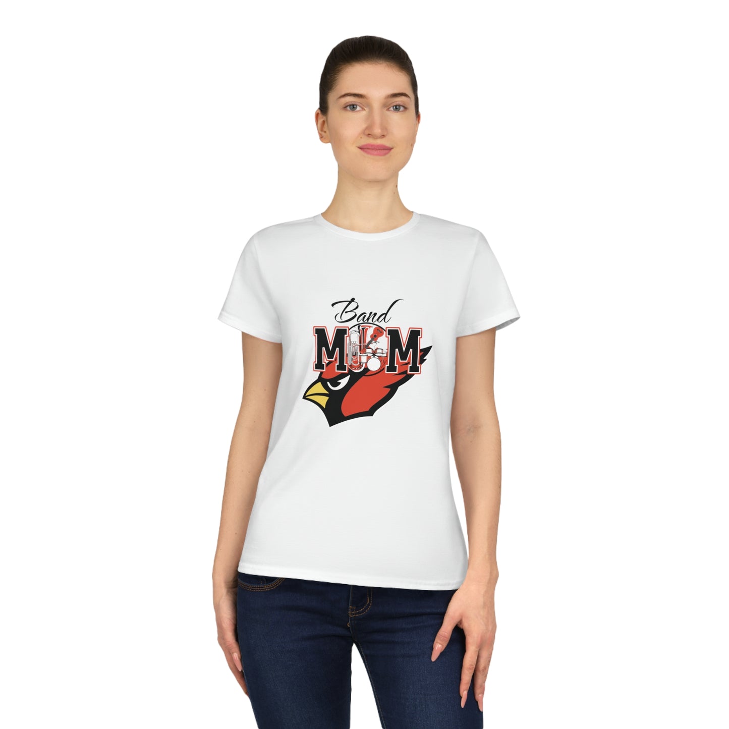 Band Mom, Ladies' Cotton T-Shirt