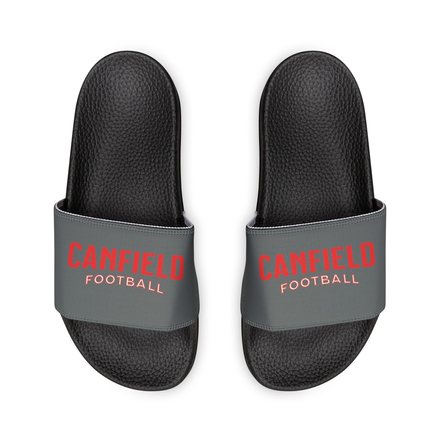 Men's Slide Sandals, "Canfield Football"