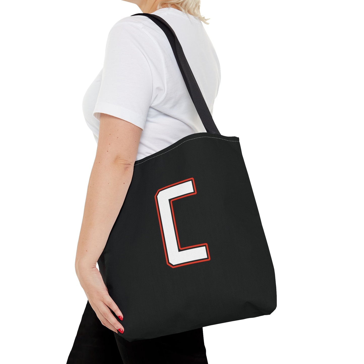 Canfield Football Tote Bag, Badge & White "C"