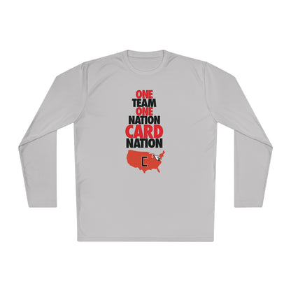 Card Nation, Moisture-Wicking Long Sleeve Tee