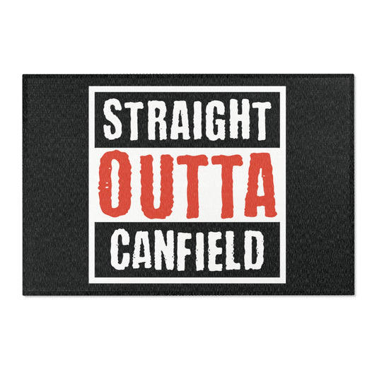 "Straight Outta Canfield" Area Rug