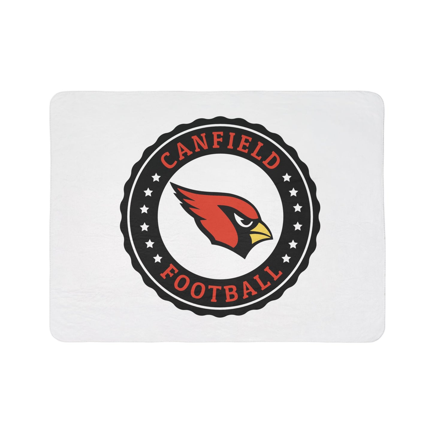 Canfield Football Sherpa Blanket - Perfect for Game Day and Chilly Nights