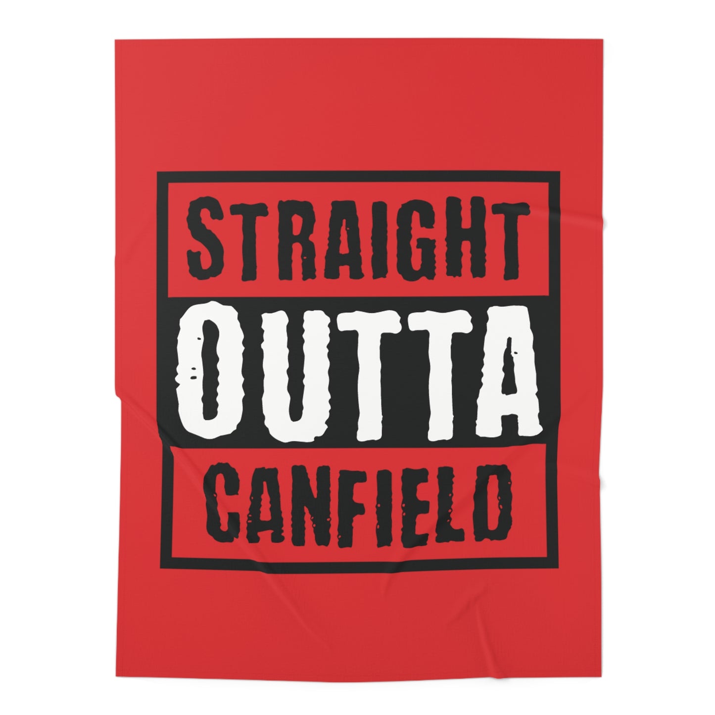 "Straight Outta Canfield", Baby Swaddle Blanket