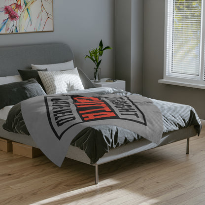 "Straight Outta Canfield" Velveteen Microfiber Blanket