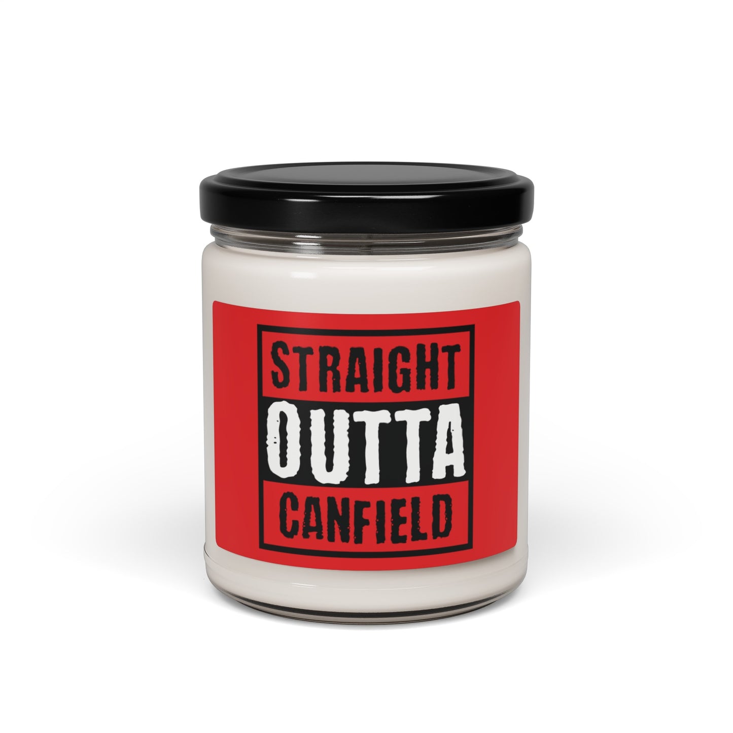 "Straight Outta Canfield", 9 oz. Scented Soy Candle