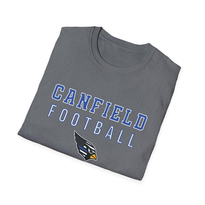 Back-the-Blue Canfield Football Softstyle T-Shirt