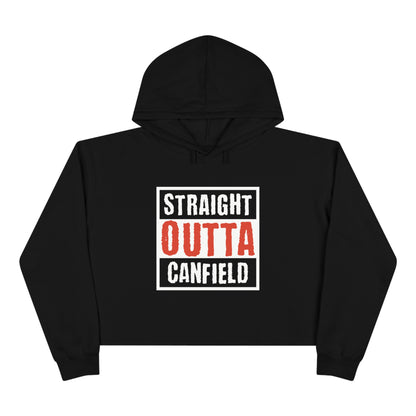 "Straight Outta Canfield" Crop Hoodie