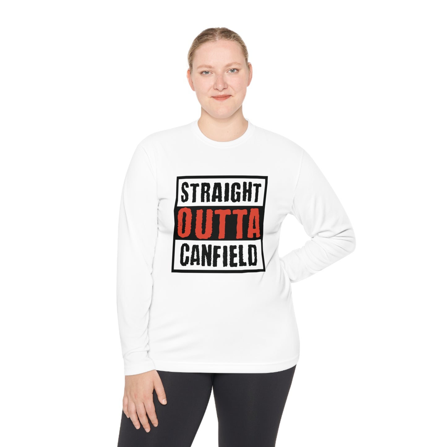 "Straight Outta Canfield",  Lightweight Long Sleeve Tee,