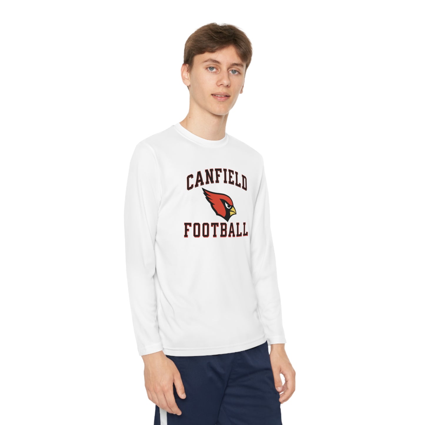 Canfield Football, Youth Long Sleeve Competitor Tee