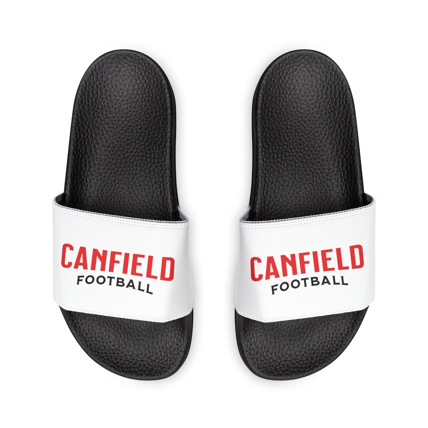 Men's Slide Sandals, "Canfield Football"