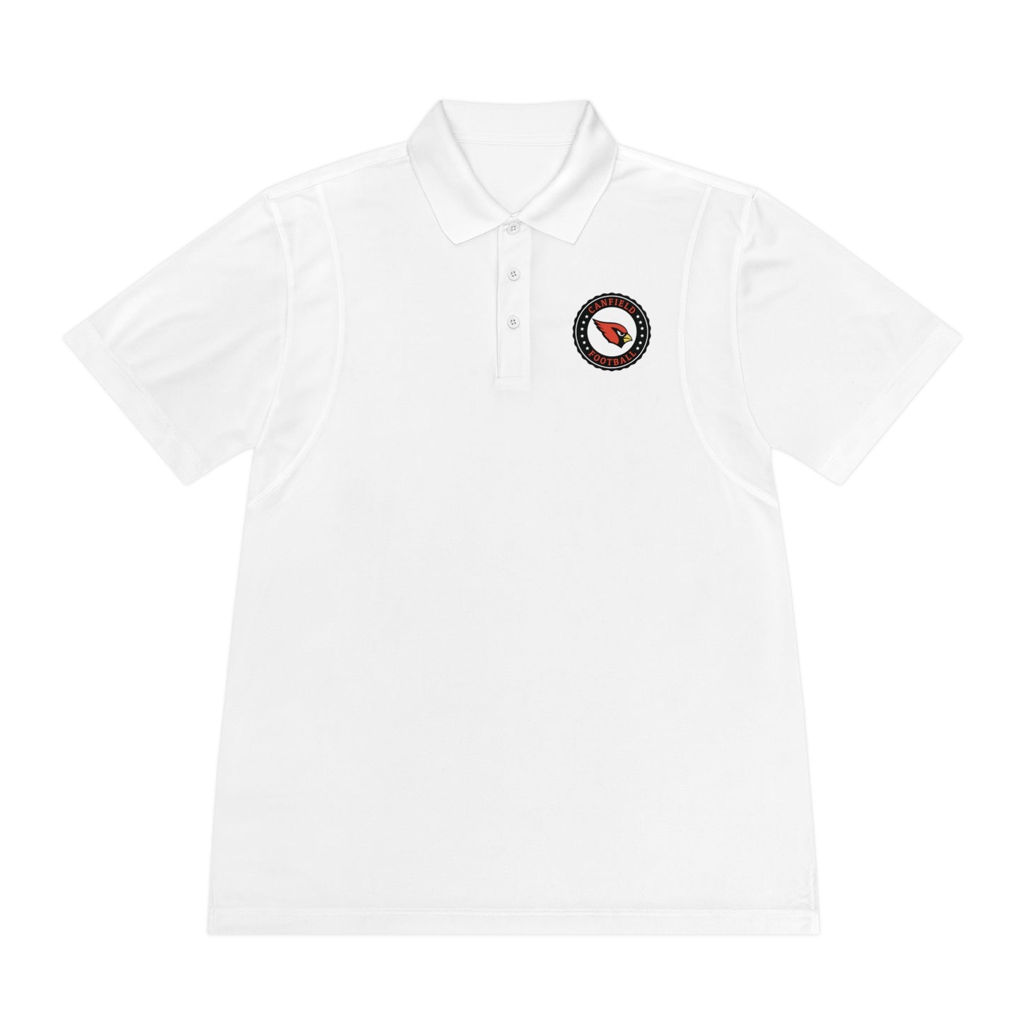 Canfield Football Badge Men's Sport Polo Shirt