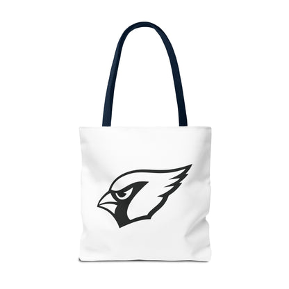 "Straight Outta Canfield" Tote Bag, White Cardinal