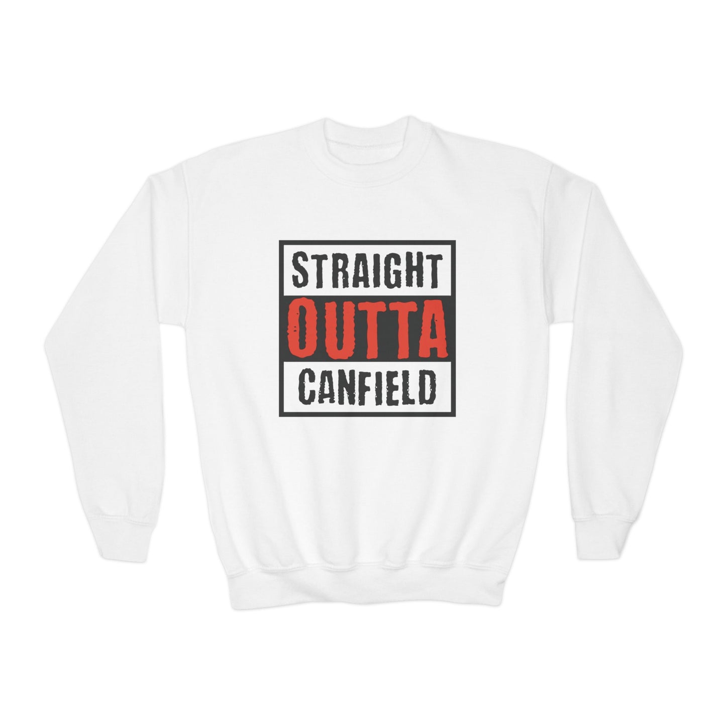 "Straight Outta Canfield" Youth Crewneck Sweatshirt