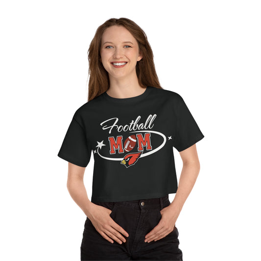 Football Mom, Women's Cropped T-Shirt