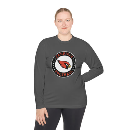 Canfield Football Badge, Moisture-Wicking Long Sleeve Tee