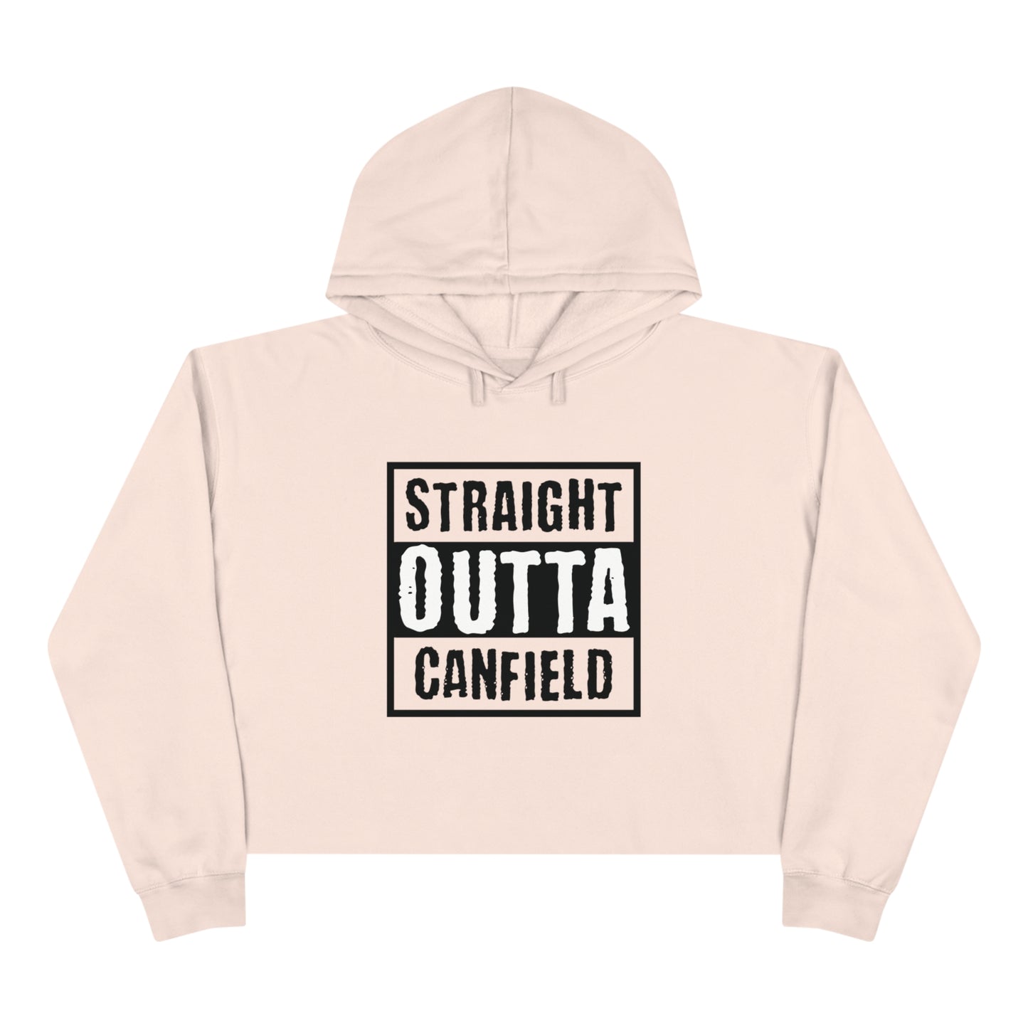 "Straight Outta Canfield" Crop Hoodie