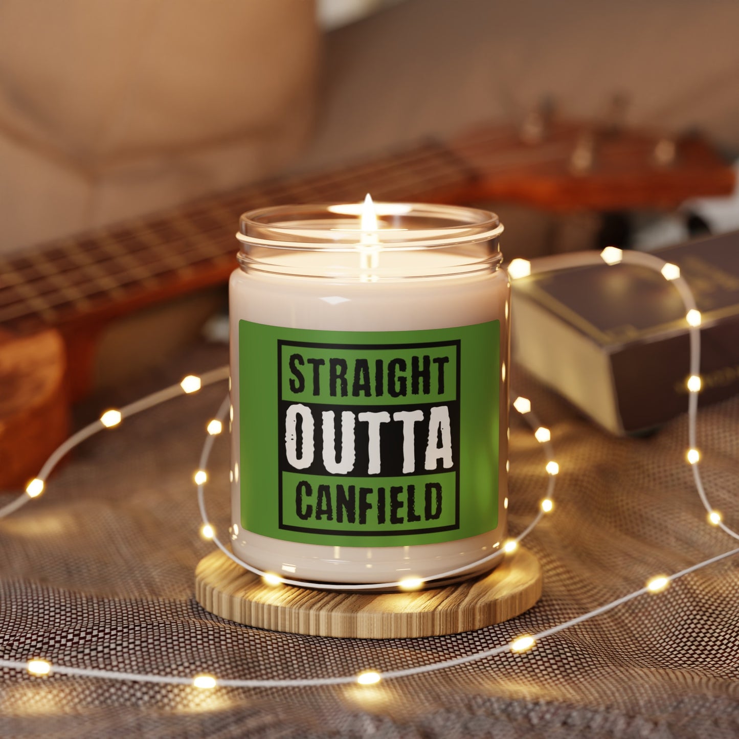 "Straight Outta Canfield", 9 oz. Scented Soy Candle