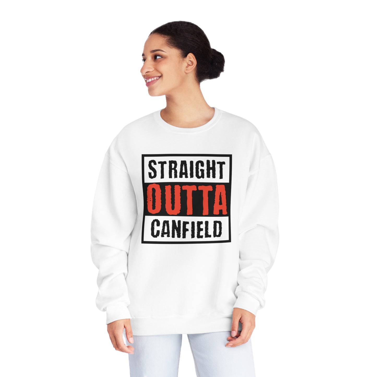 "Straight Outta Canfield" NuBlend® Crewneck Sweatshirt