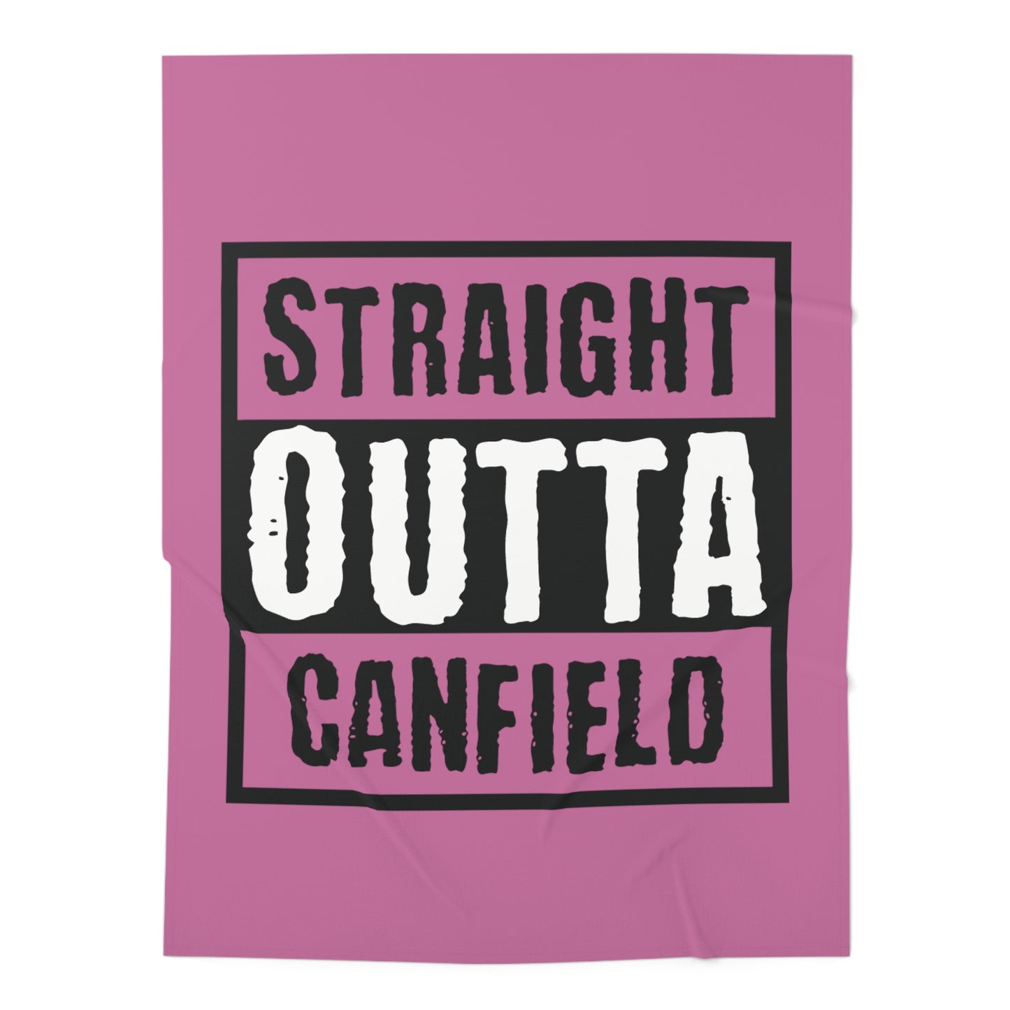 "Straight Outta Canfield", Baby Swaddle Blanket