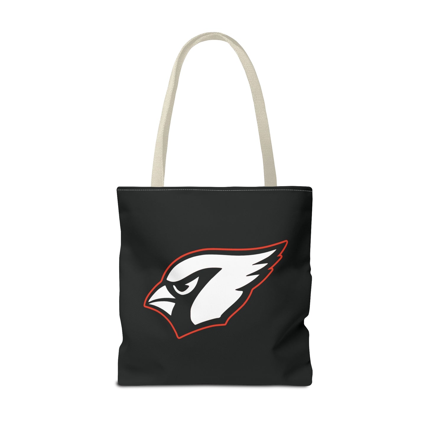 Tote Bag, White Canfield C w/White & Red Trim Cardinal