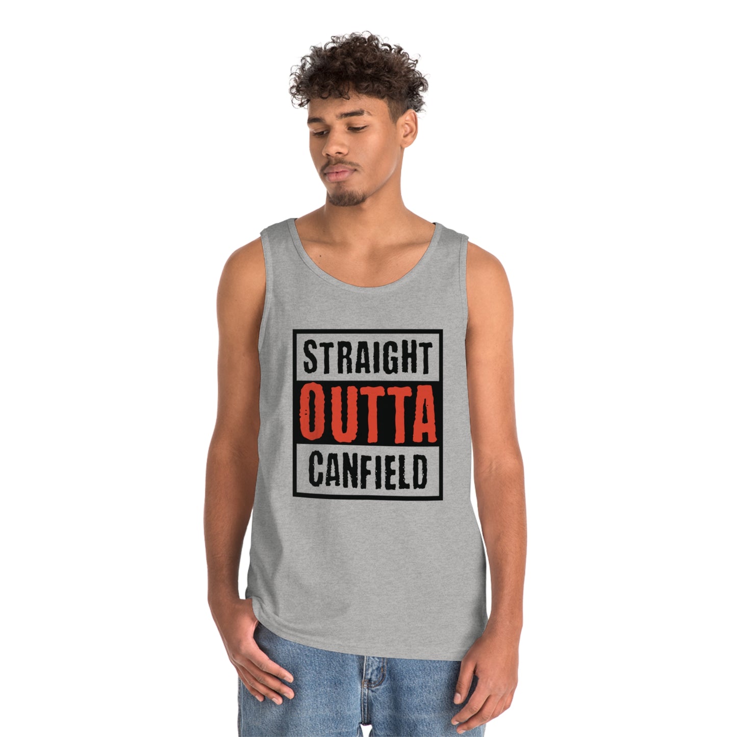 "Straight Outta Canfield" Heavy Cotton Tank Top