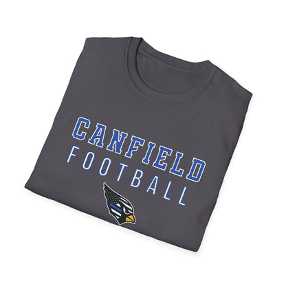 Back-the-Blue Canfield Football Softstyle T-Shirt