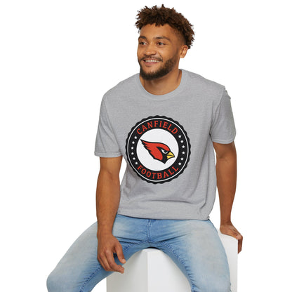 Canfield Football Badge, Softstyle T-Shirt