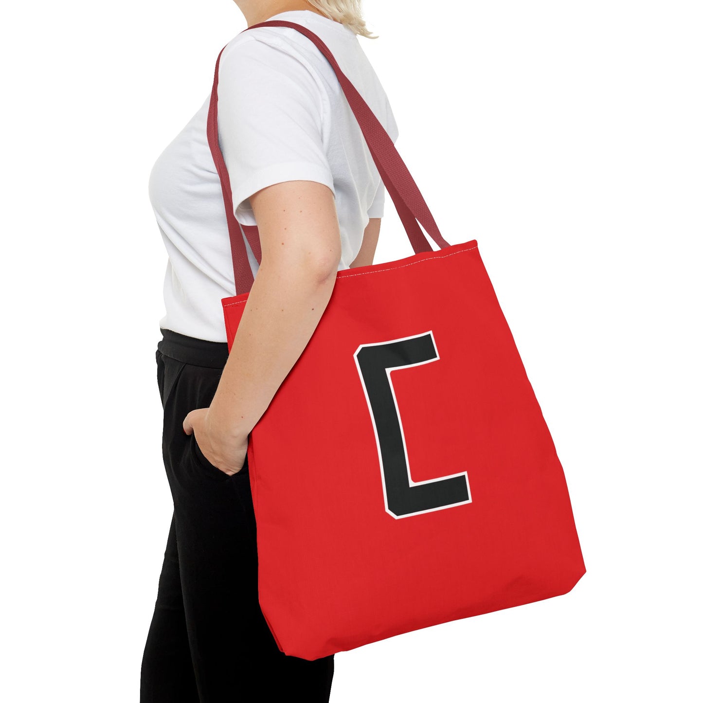 Canfield Football Tote Bag, Badge & Black "C"