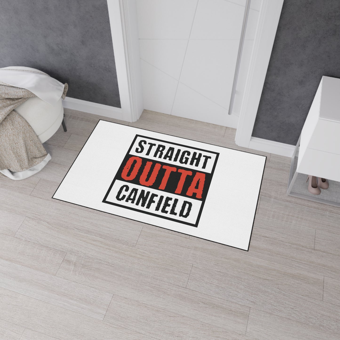 "Straight Outta Canfield" Heavy Duty Floor Mat