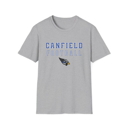 Back-the-Blue Canfield Football Softstyle T-Shirt