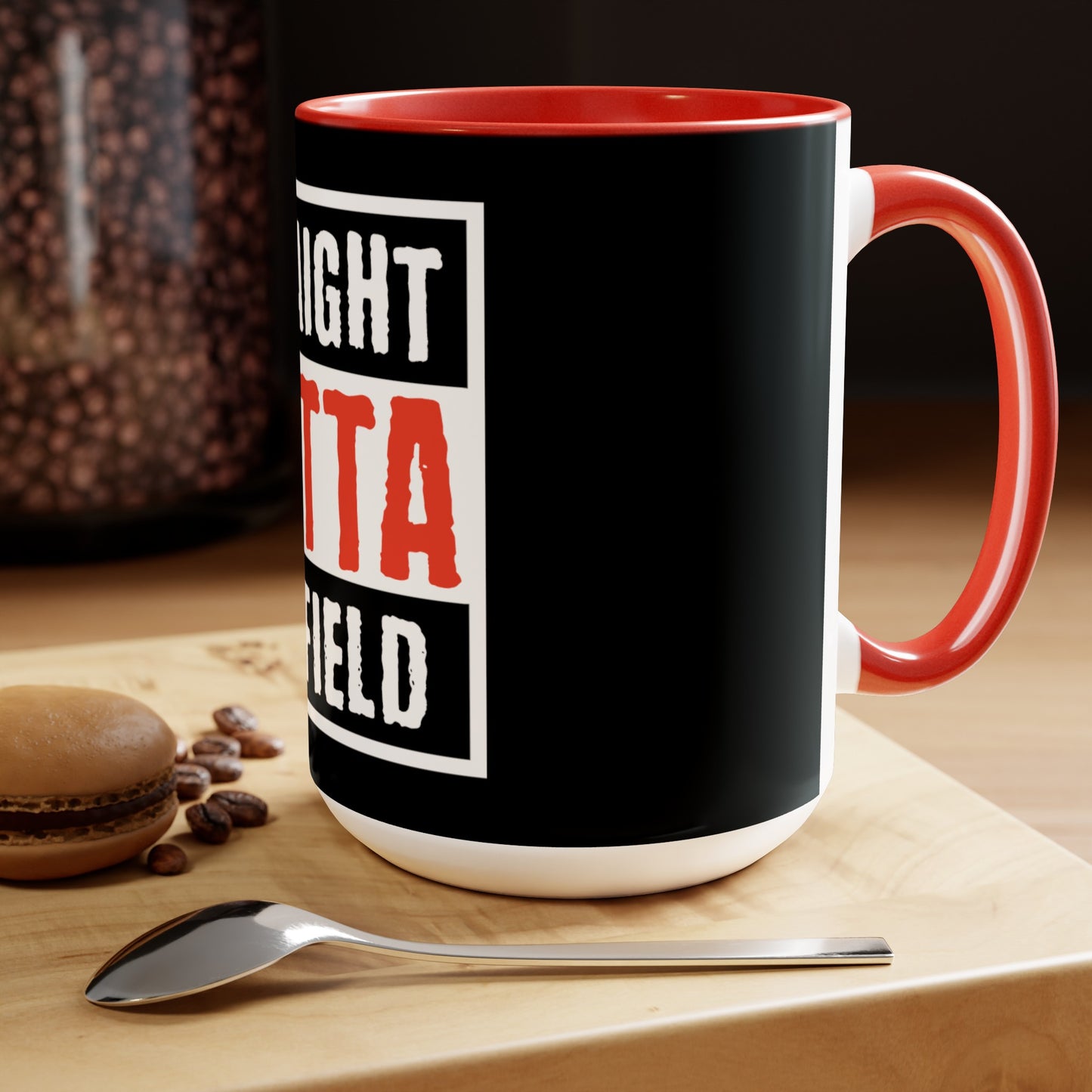 "Straight Outta Canfield" Multi-tone Coffee Mug, 15 oz