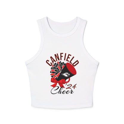 2024 Canfield Cheer,  Micro Rib Racer Tank Top