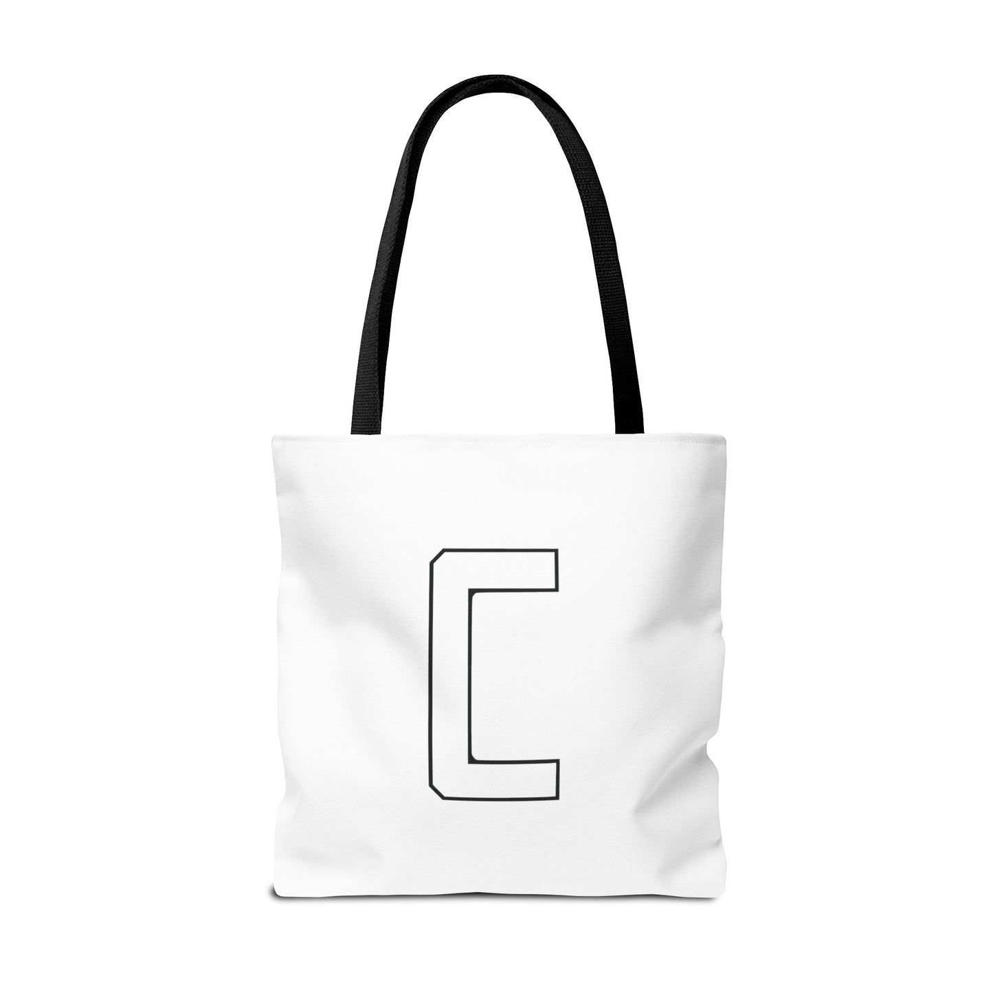 "Straight Outta Canfield" Tote Bag, White "C"