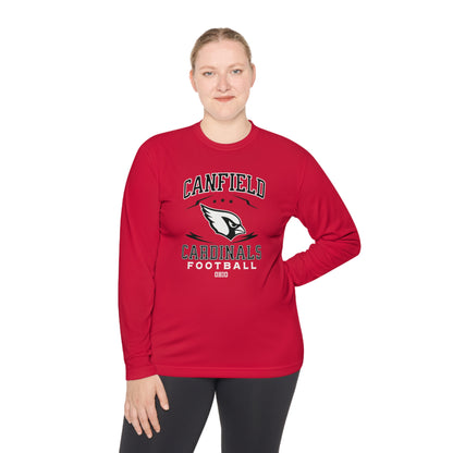 Canfield Cardinals (Football), Moisture-Wicking Long Sleeve Tee