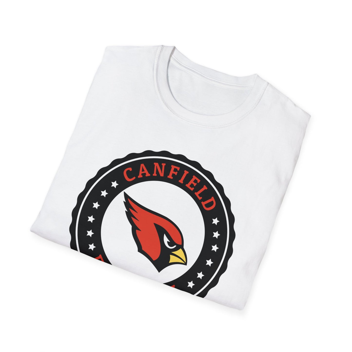 Canfield Football Badge, Softstyle T-Shirt