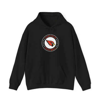 Canfield Football Badge, Hooded Sweatshirt