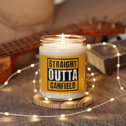 "Straight Outta Canfield", 9 oz. Scented Soy Candle