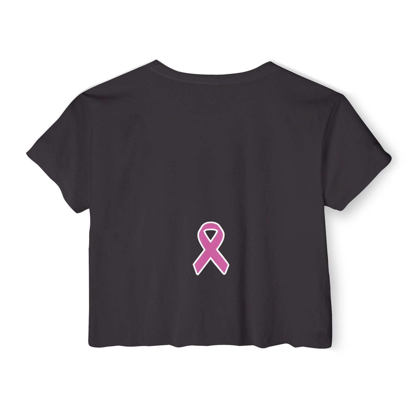 Canfield Heart, Women's Crop Top (Breast Cancer Awareness)