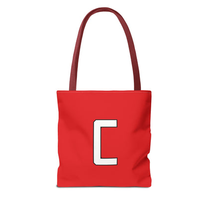 "Straight Outta Canfield" Tote Bag, White "C"