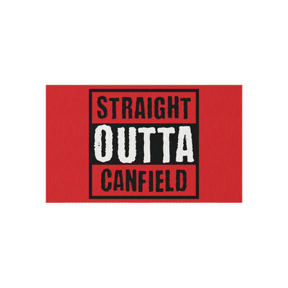 Outdoor Rug, "Straight Outta Canfield"