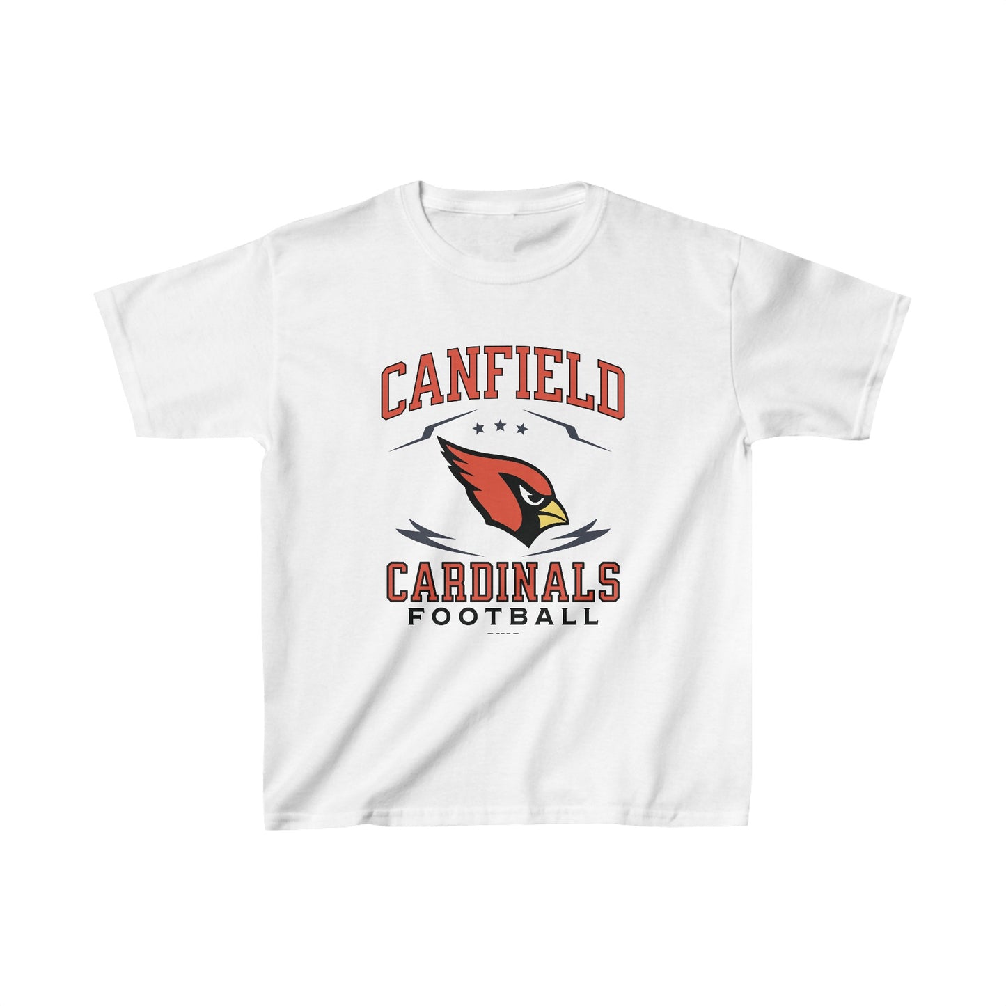 Canfield Football (Cardinals), Kids Heavy Cotton Tee