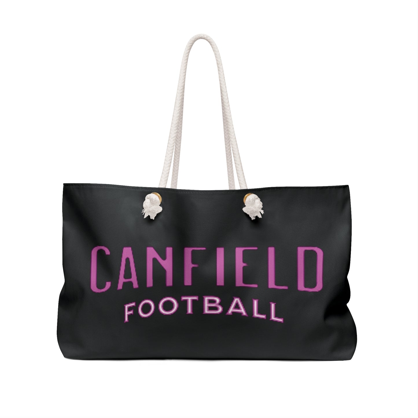 Canfield Football Weekender Bag, Pink Cardinal w/Breast Cancer Awareness