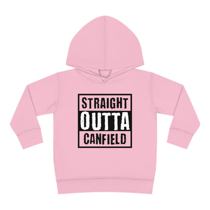 "Straight Outta Canfield, Toddler Pullover Fleece Hoodie