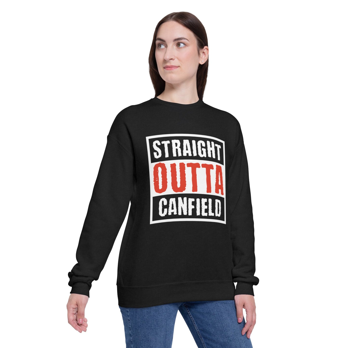 "Straight Outta Canfield" Drop Shoulder Sweatshirt