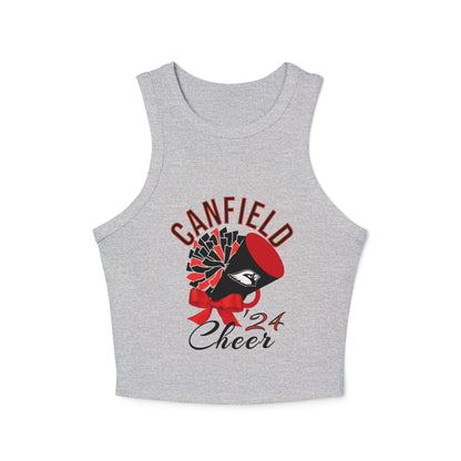 2024 Canfield Cheer,  Micro Rib Racer Tank Top