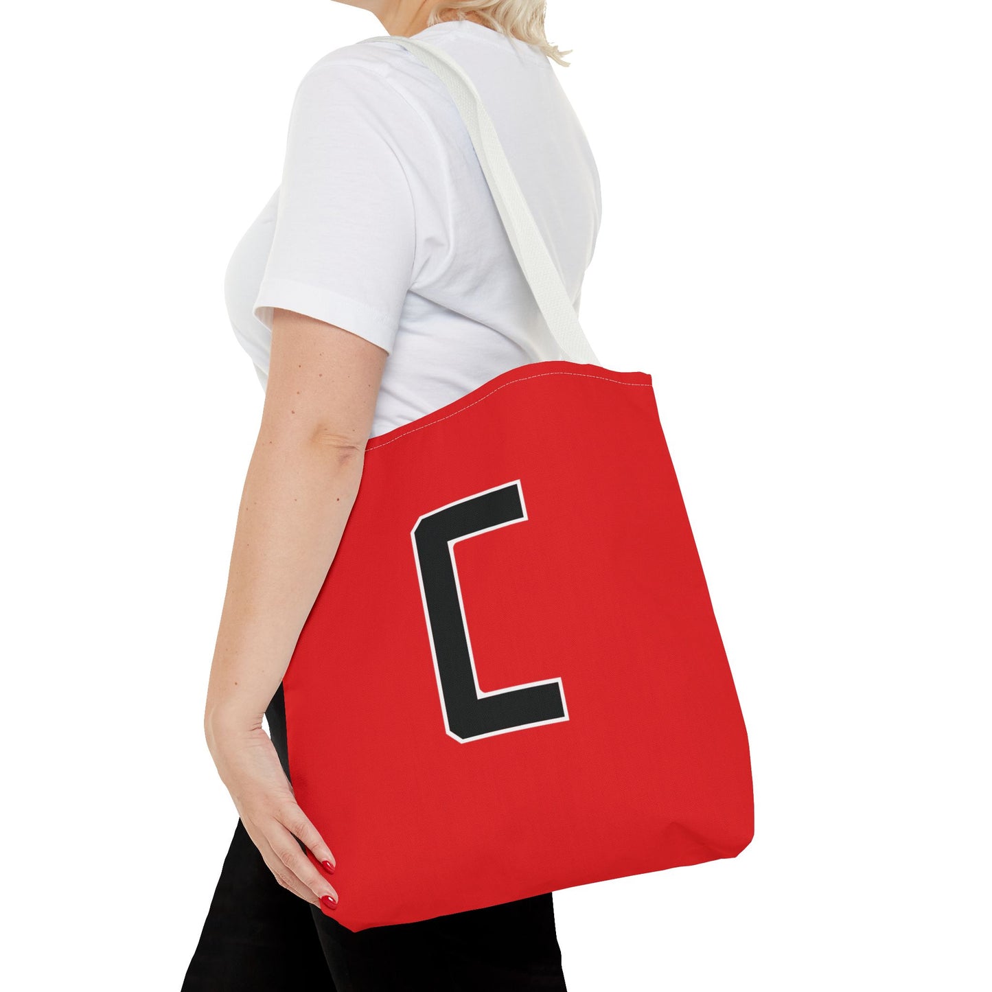 Canfield Football Tote Bag, Badge & Black "C"