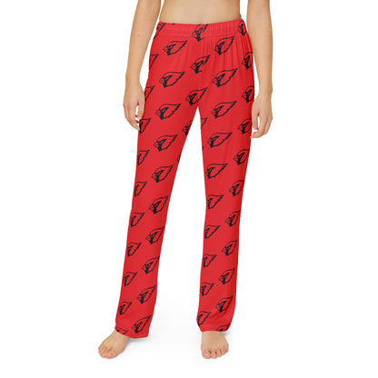 Kids Pajama Pants, Monochrome Cardinal