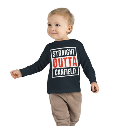 "Straight Outta Canfield", Toddler Long Sleeve Tee