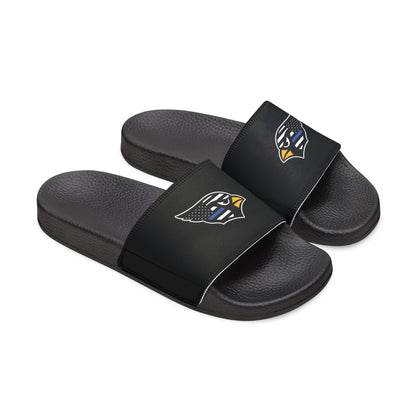 Men's Slide Sandals, Back-the-Blue Cardinal