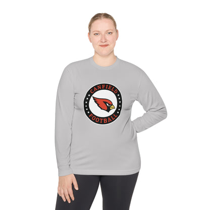 Canfield Football Badge, Moisture-Wicking Long Sleeve Tee